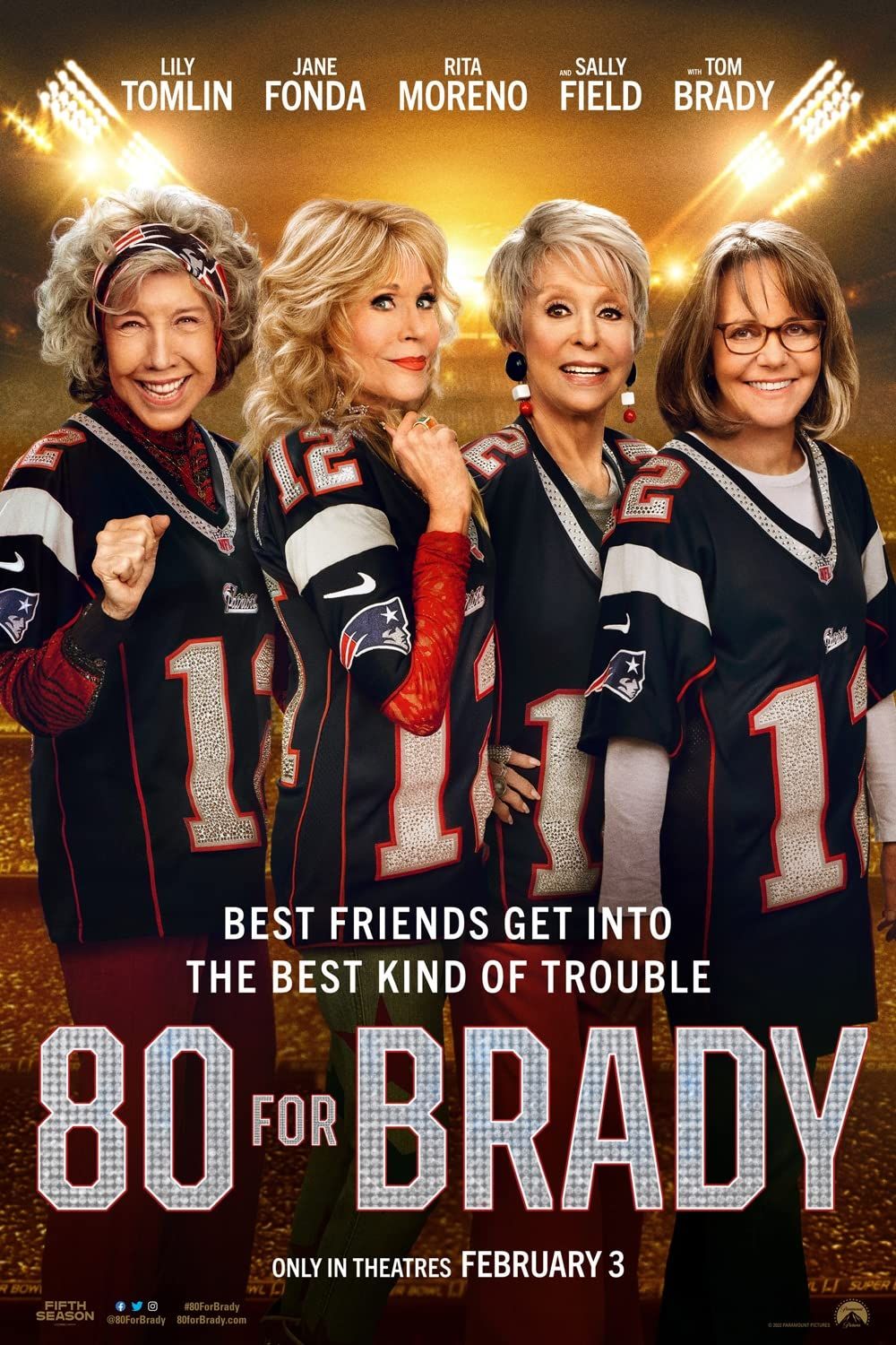 80 for Brady (2023) English HDRip download full movie
